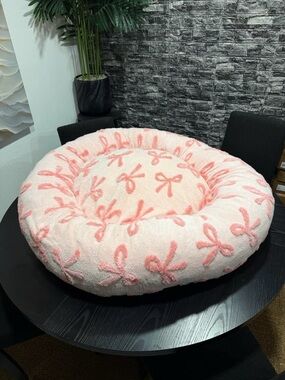 BEDSURE LARGE PINK BOWS 🎀🐾❗️ PET BED